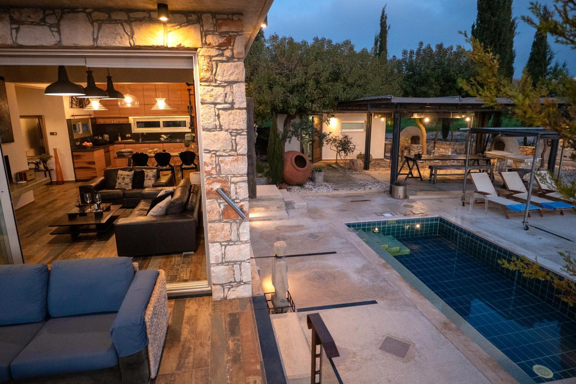 Ayia Marina Villa Kathikas Ngoại thất bức ảnh